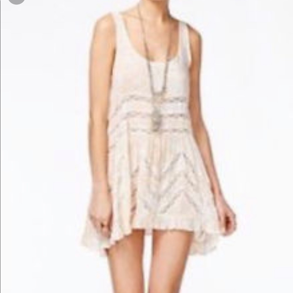 Free people lace slip dress